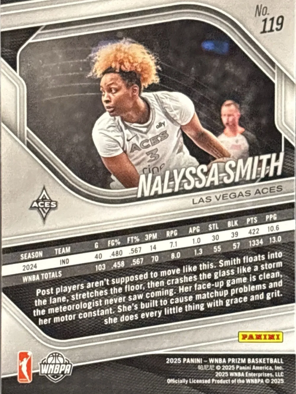 Panini Prizm Nalyssa Smith Basketball Trading Card